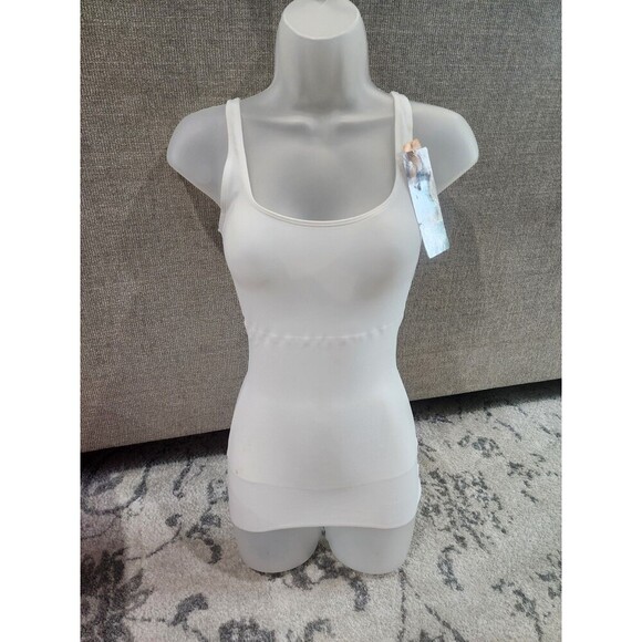Naomi & Nicole Other - Naomi & Nicole Waist Shaping Tank 7503 White Small Firm Compression Slimming